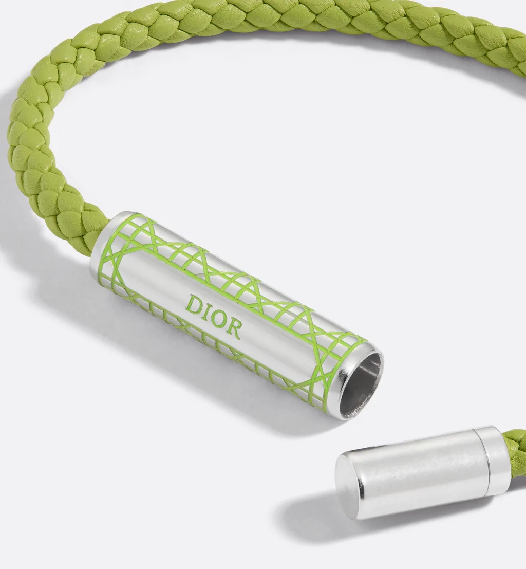 Cannage Woven Leather Bracelet