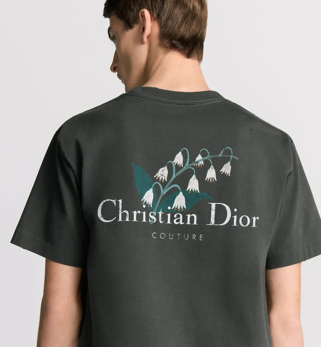 Christian Dior Couture Lily Of The Valley T-Shirt, Relaxed Fit