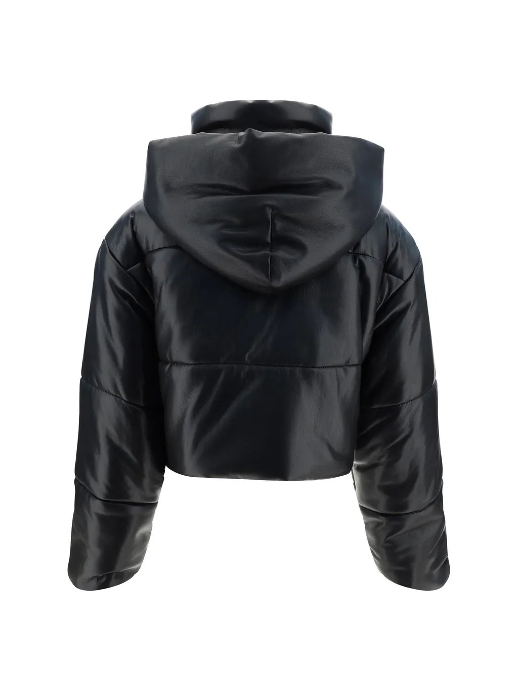 Nanushka Hooded Funnel Neck Puffer Jacket