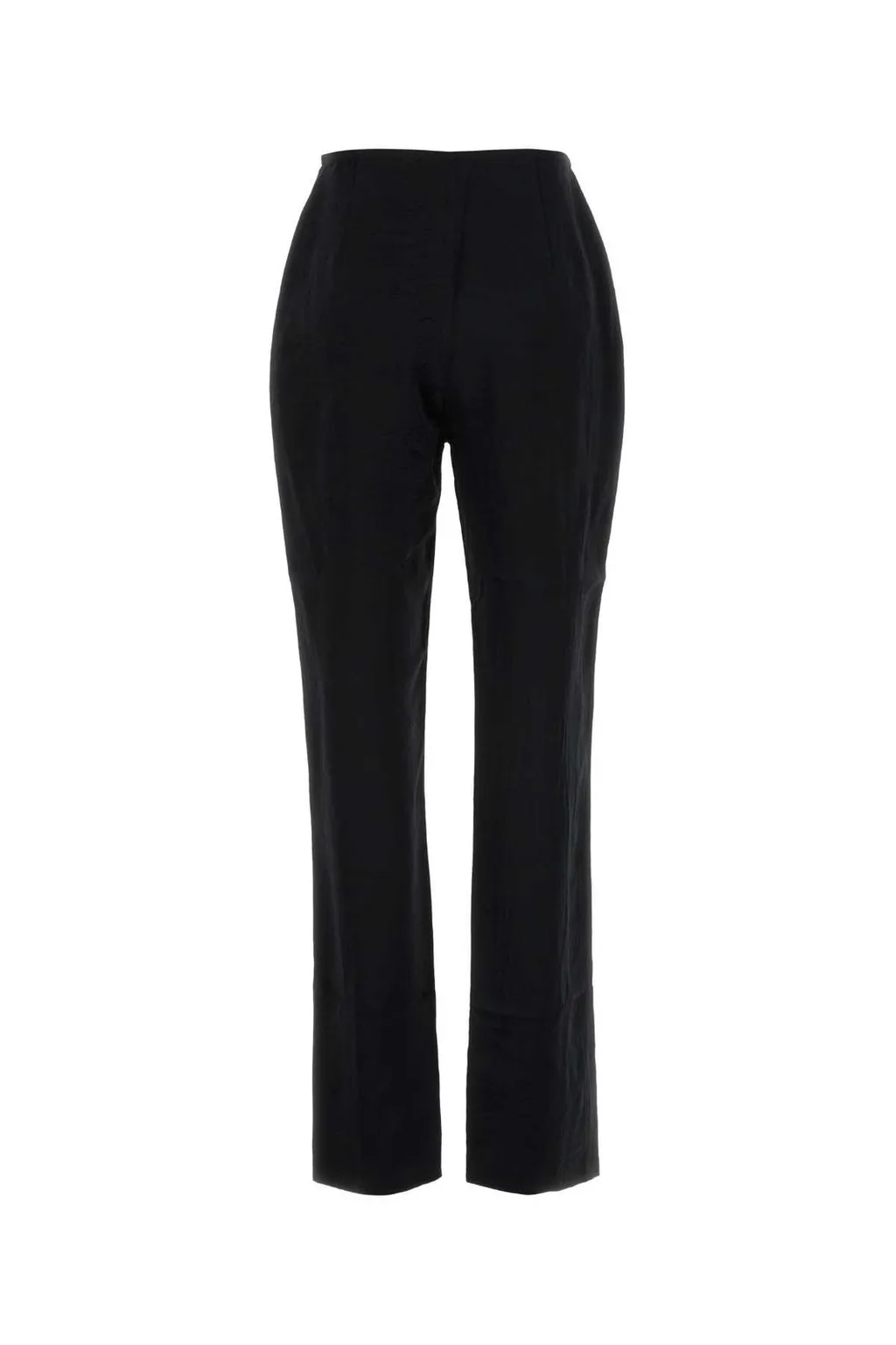 Nanushka Ratana Crinkled-Satin Slim-Leg Pants