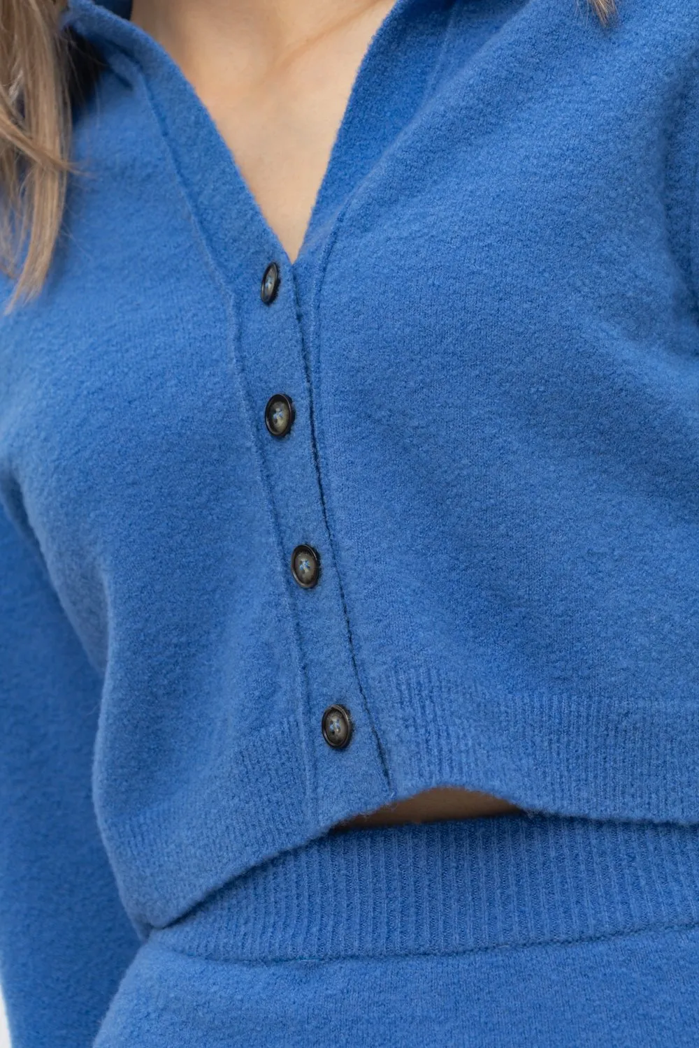 Nanushka Josi Collared Cropped Cardigan