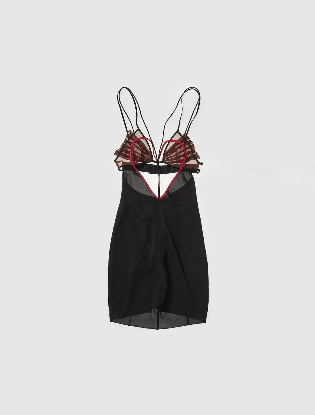 Nensi Dojaka Heart Cut-Out Mini Dress