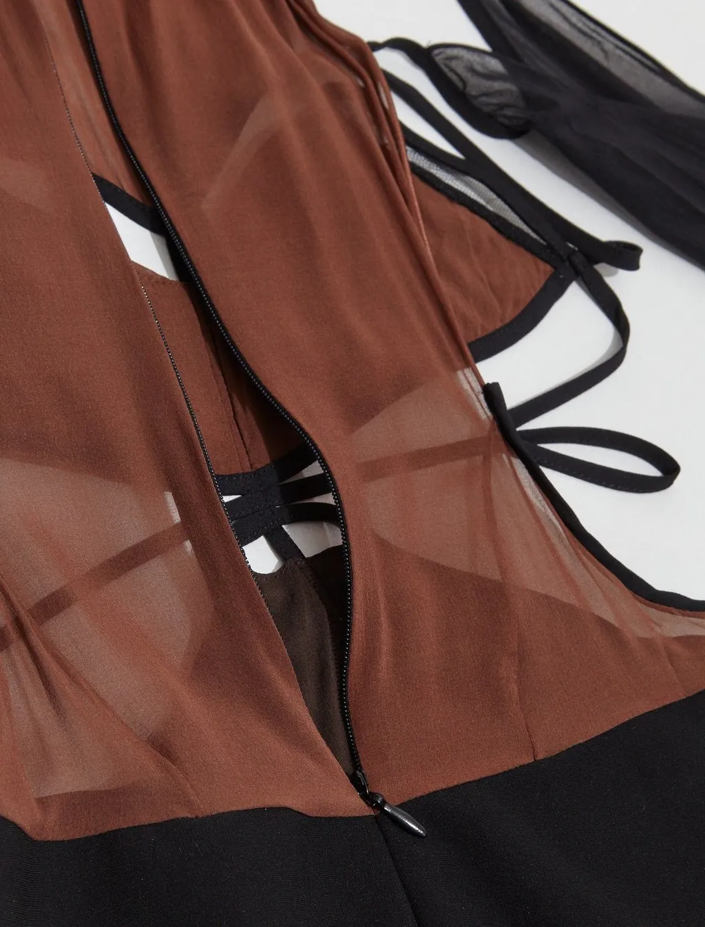 Nensi Dojaka Draped Cut-Out Mini Dress