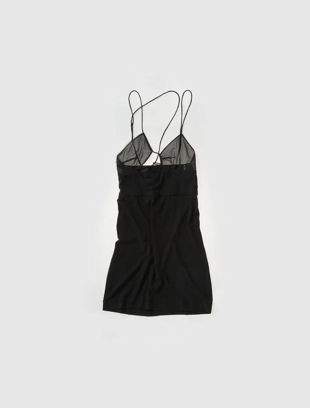 Nensi Dojaka Sheer Bra Mini Dress