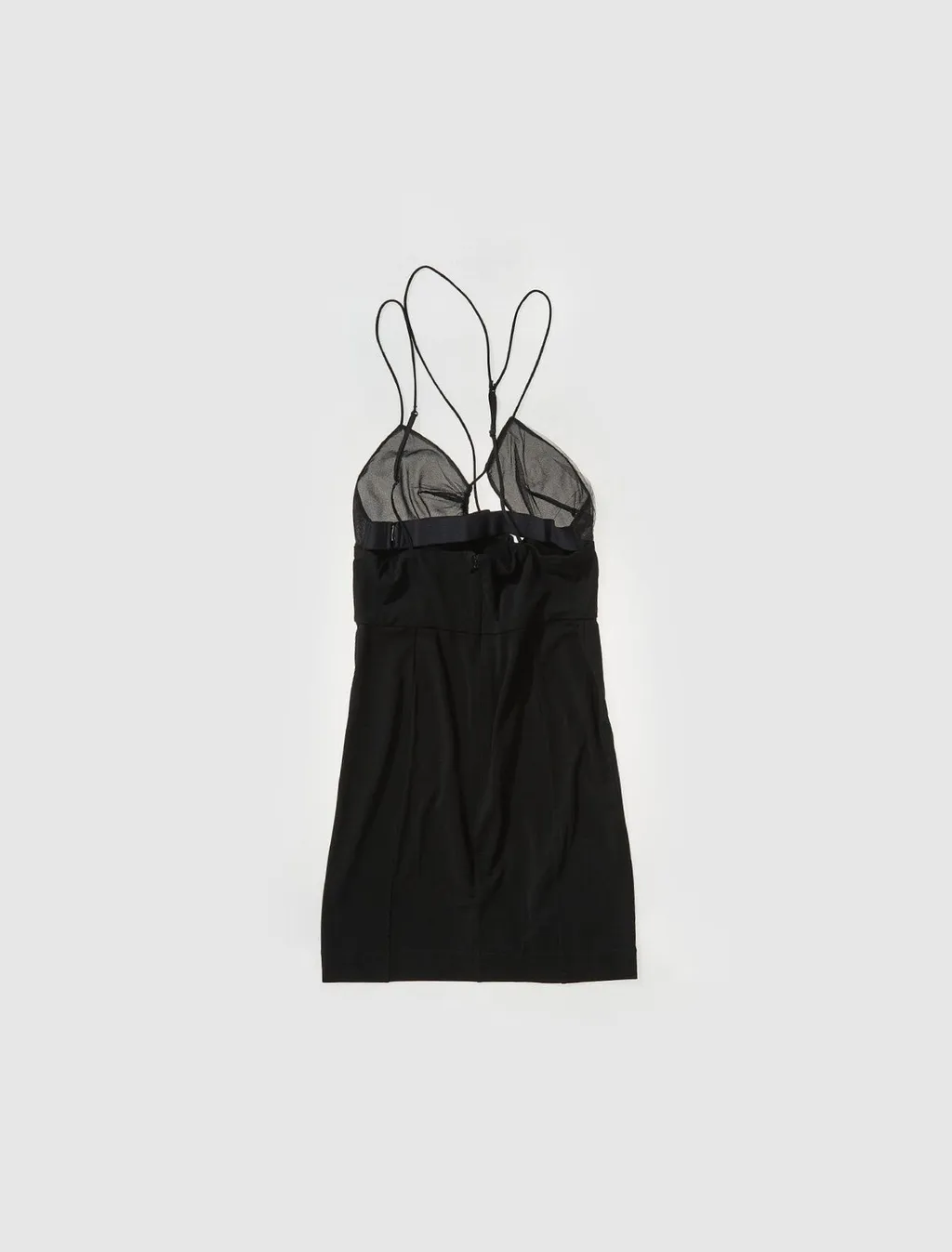 Nensi Dojaka Sheer Bra Mini Dress