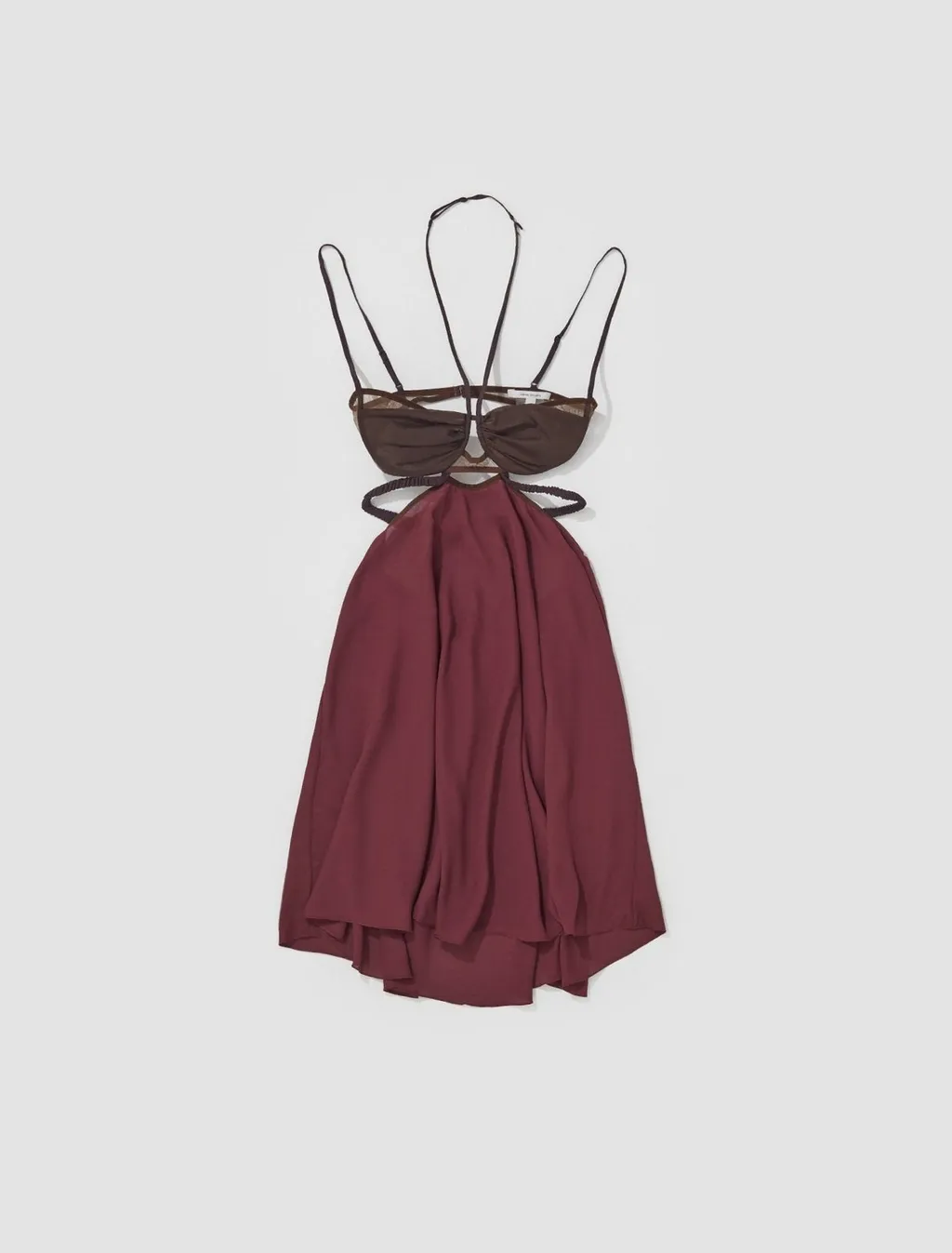 Nensi Dojaka Draped Bra Dress