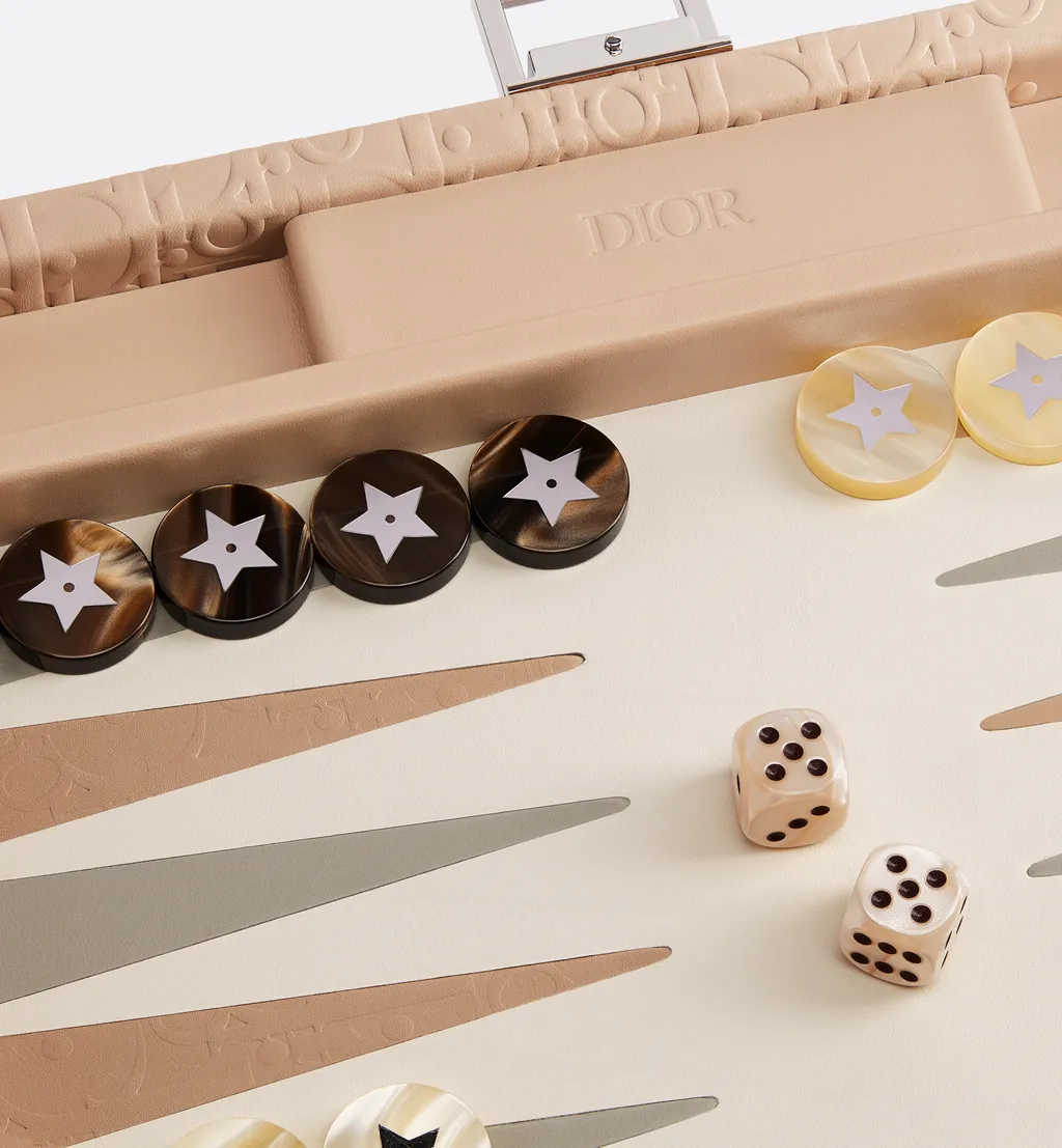 Small Leather Backgammon