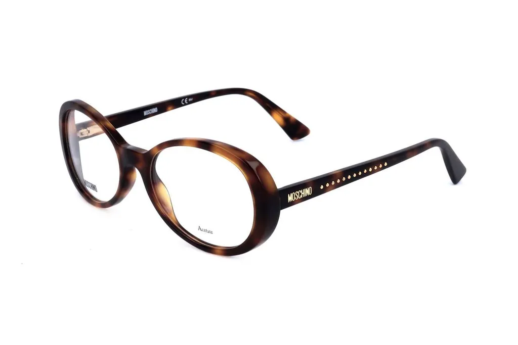 Moschino Eyewear Oval Frame Glasses