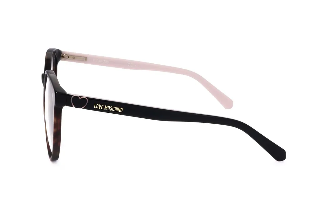Love Moschino Eyewear Oval Frame Glasses