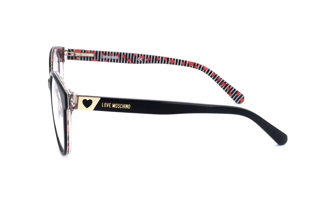 Love Moschino Eyewear	Oval Frame Glasses