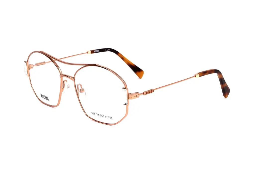 Moschino Eyewear Geometric Frame Glasses