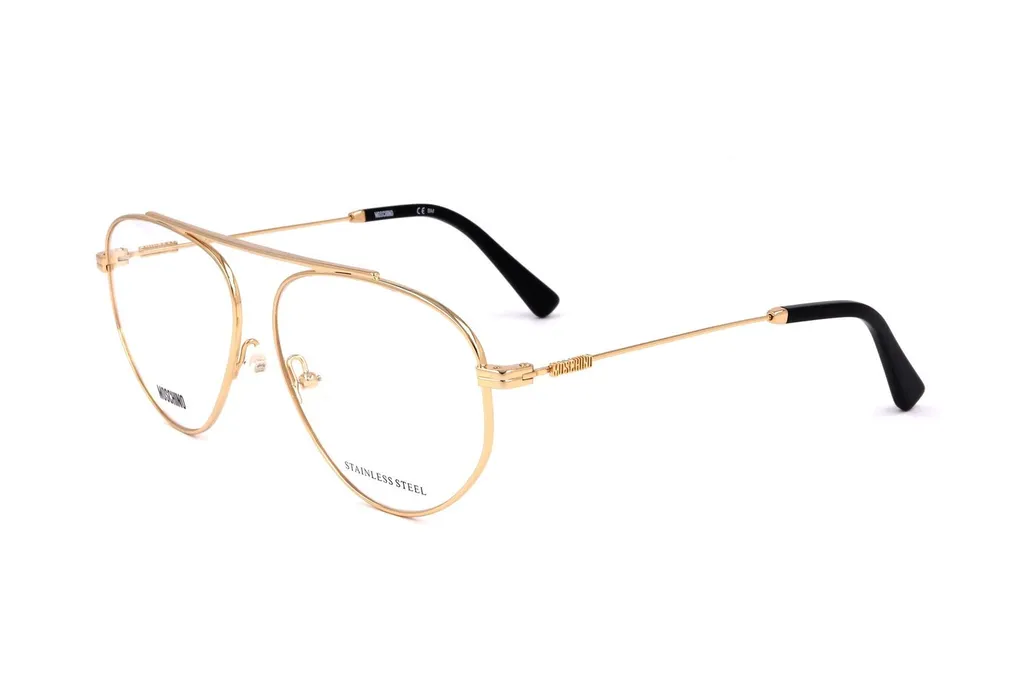 Moschino Eyewear Pilot Frame Glasses