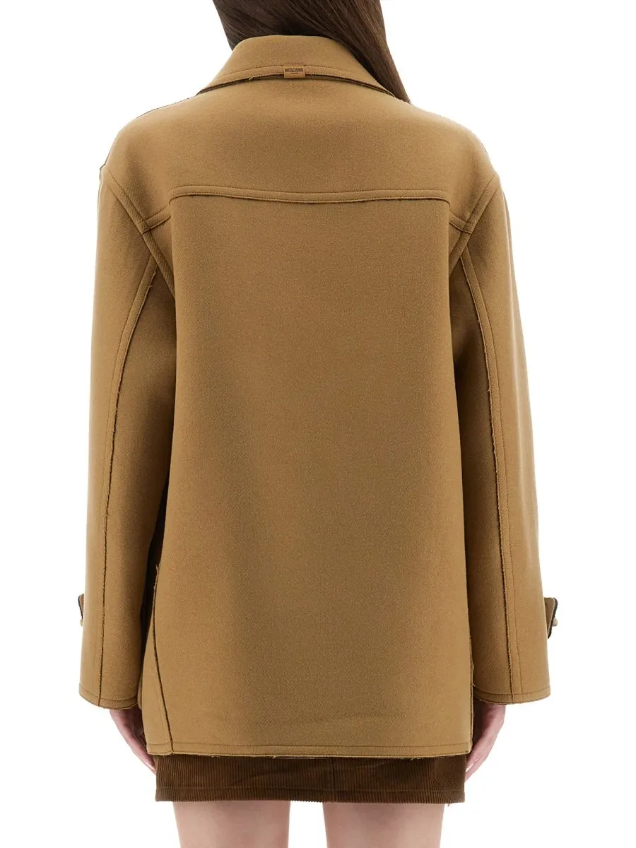 Moschino Jeans Duffle Long-Sleeved Jacket