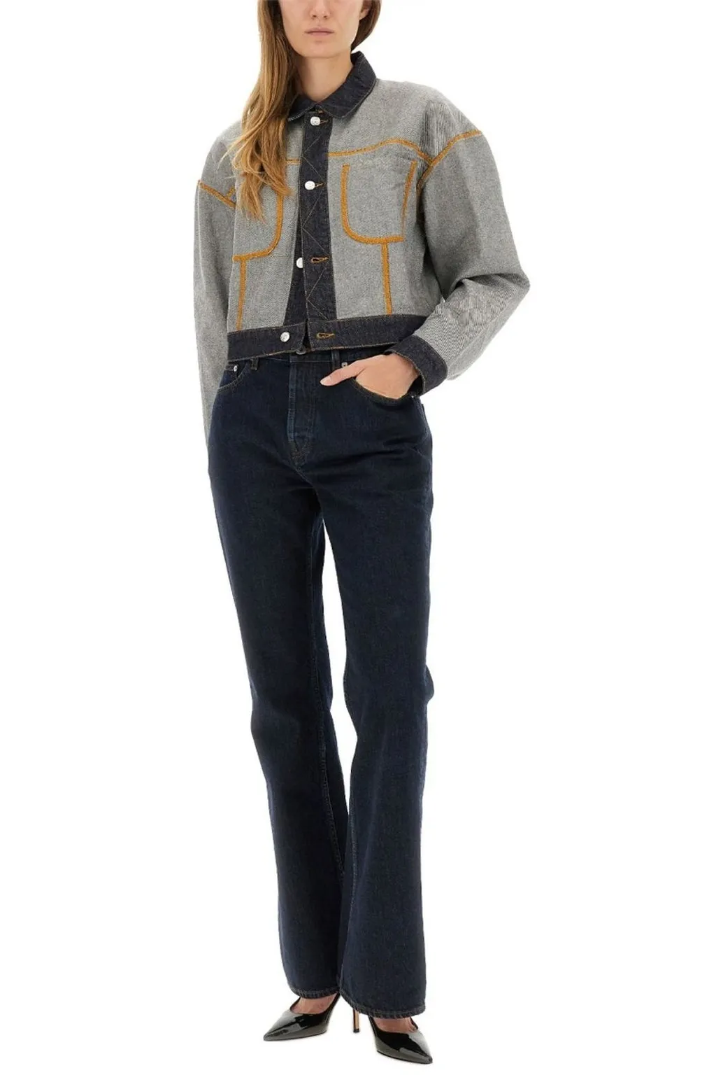 Moschino Jeans Buttoned Denim Jacket