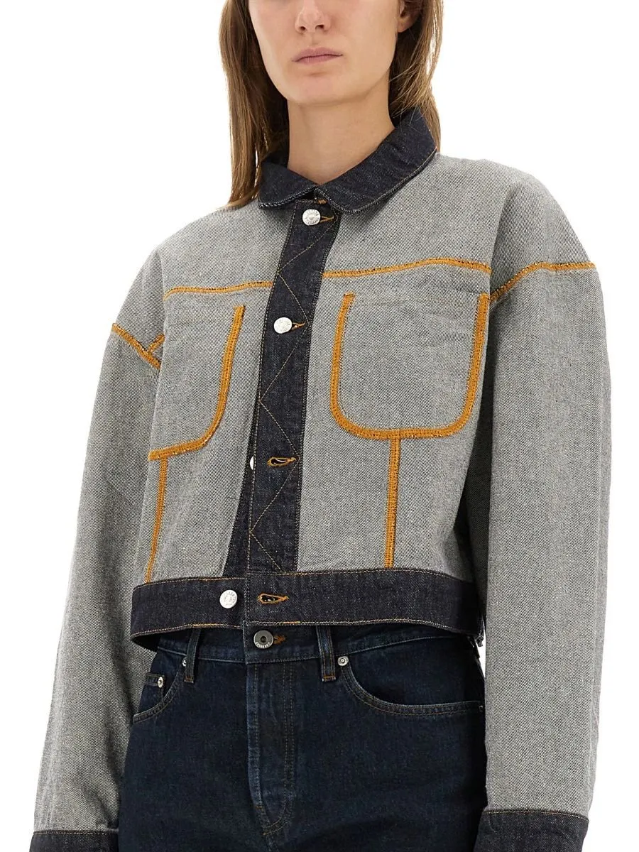 Moschino Jeans Buttoned Denim Jacket