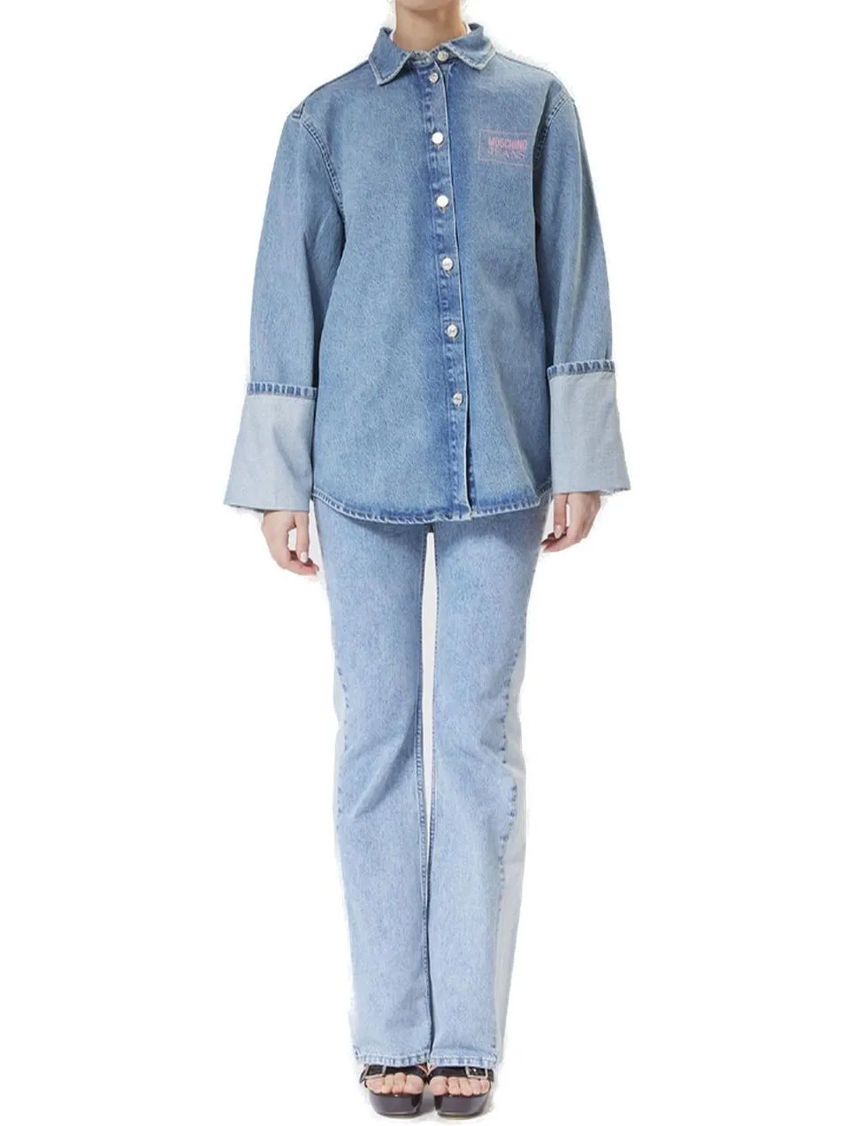 Moschino Jeans Oversized Denim Shirt