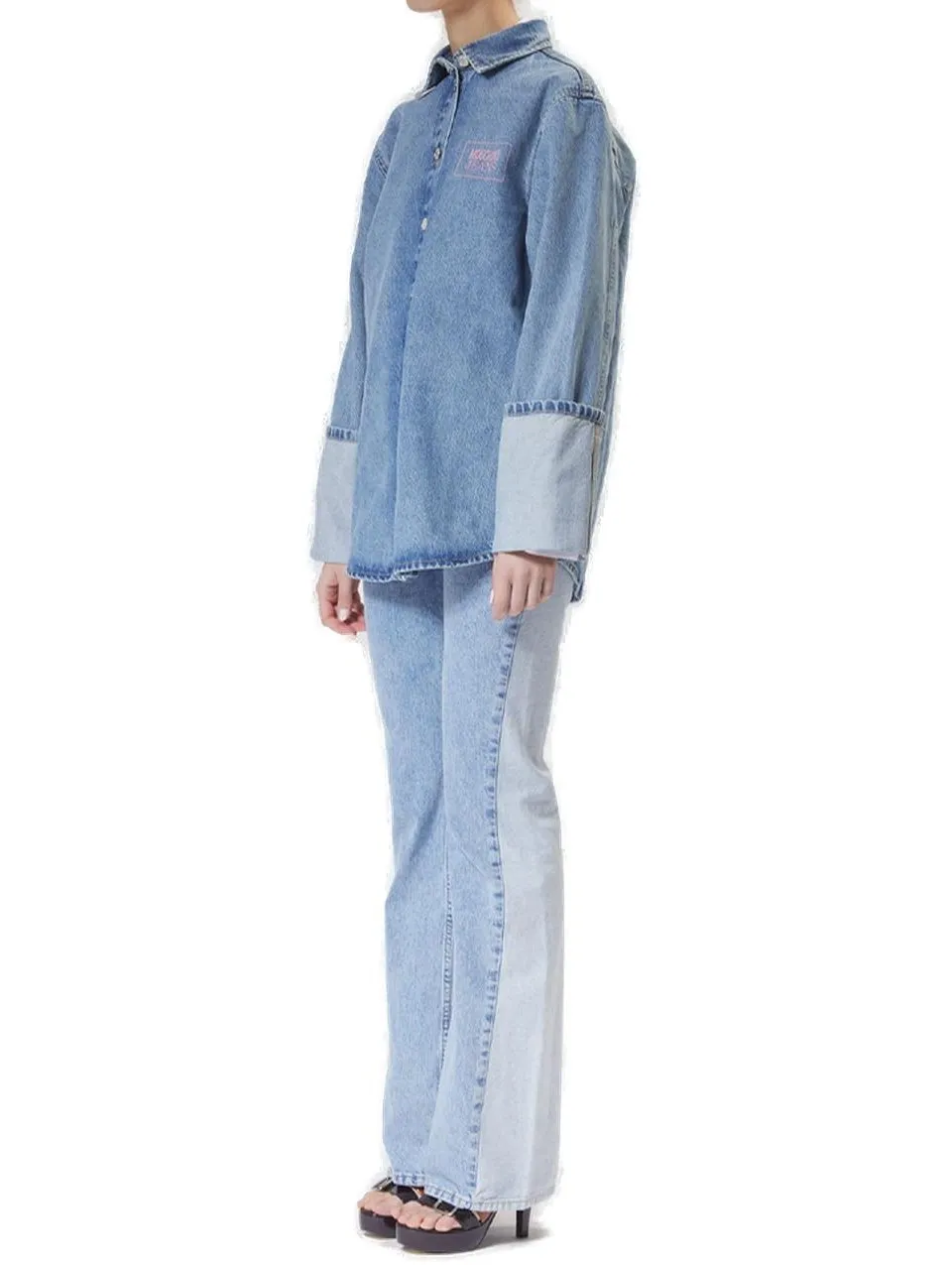 Moschino Jeans Oversized Denim Shirt