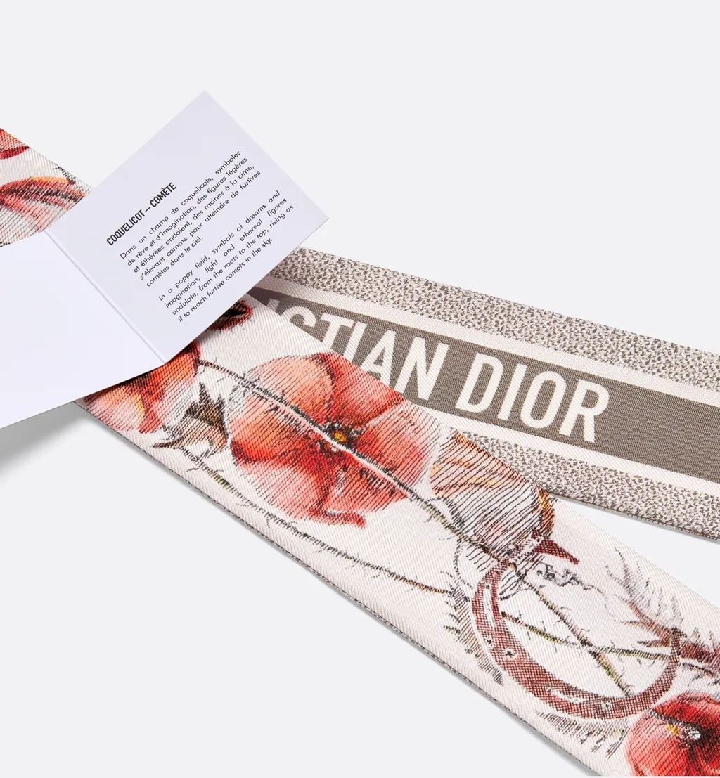 Abcdior C Coquelicot - ComÈTe Mitzah Scarf