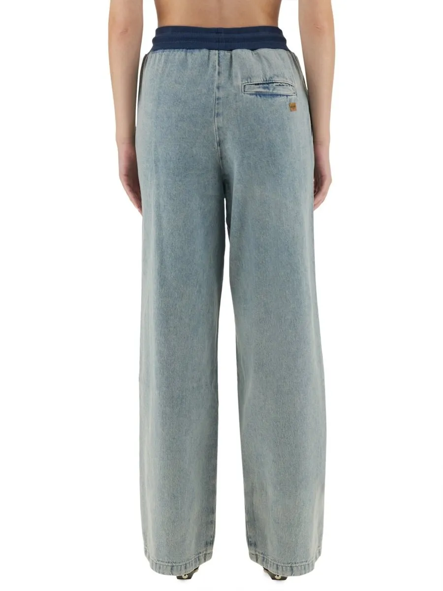 Moschino Jeans Wide-Leg Jeans