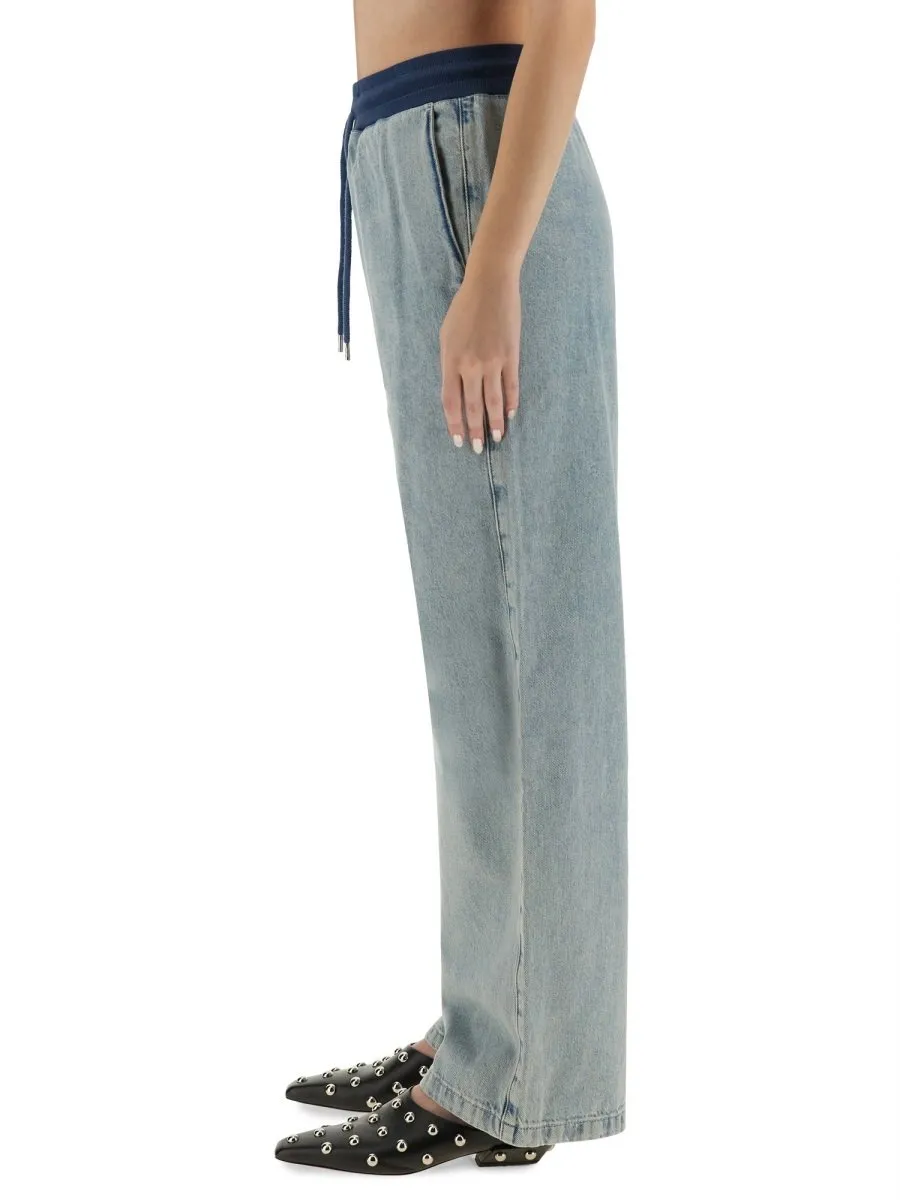 Moschino Jeans Wide-Leg Jeans