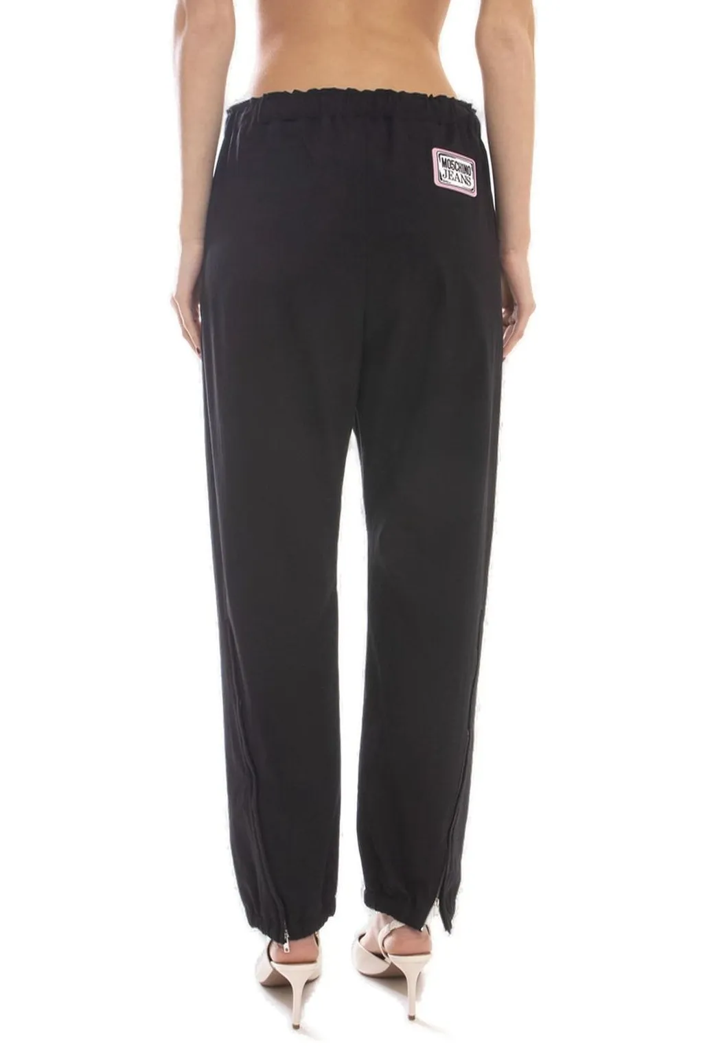 Moschino Jeans Straight Leg Elasticated-Ankles Track Pants