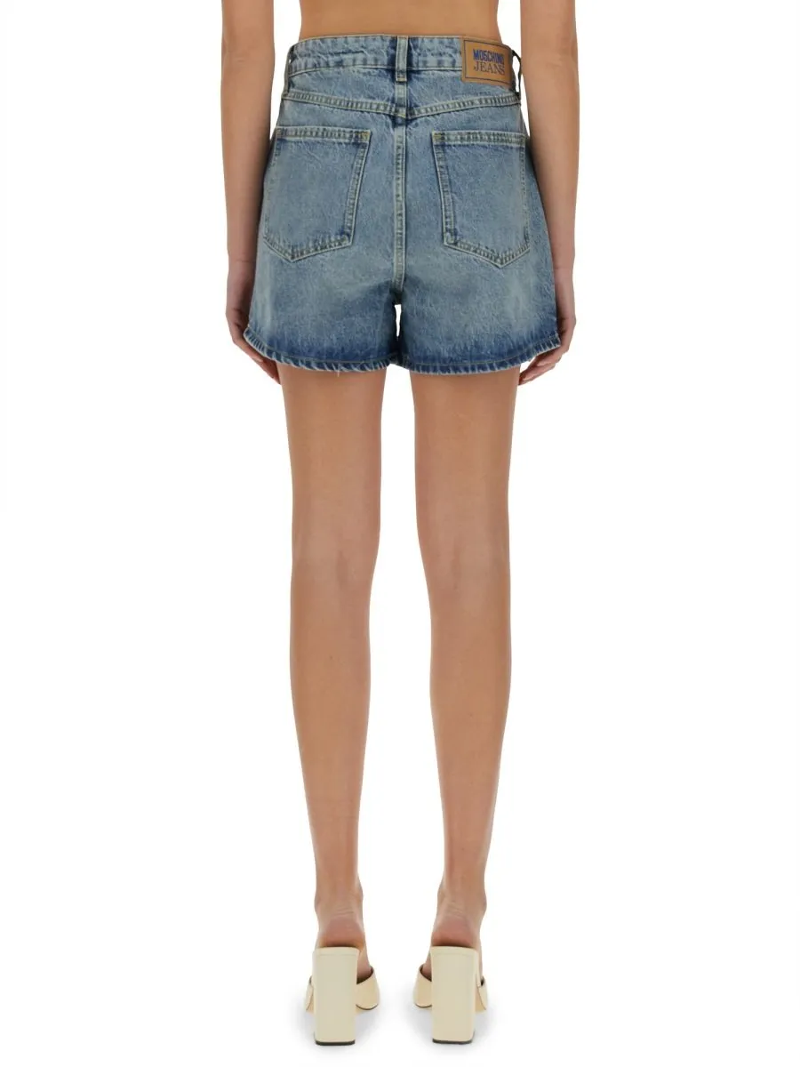 Moschino Jeans Classic Denim Shorts