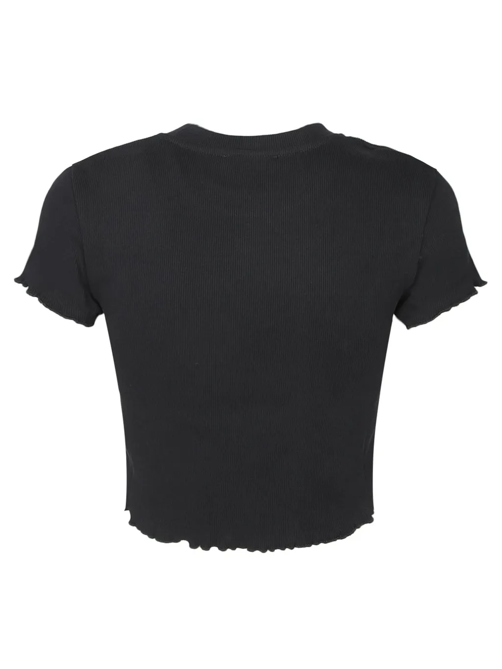 Moschino Jeans Cropped Ribbed T-Shirt