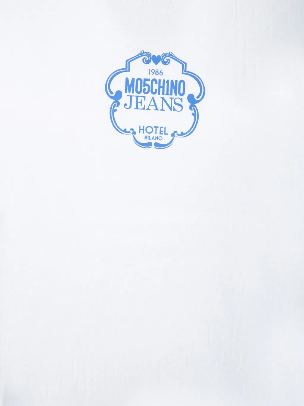 Moschino Jeans Logo Printed Crewneck T-Shirt