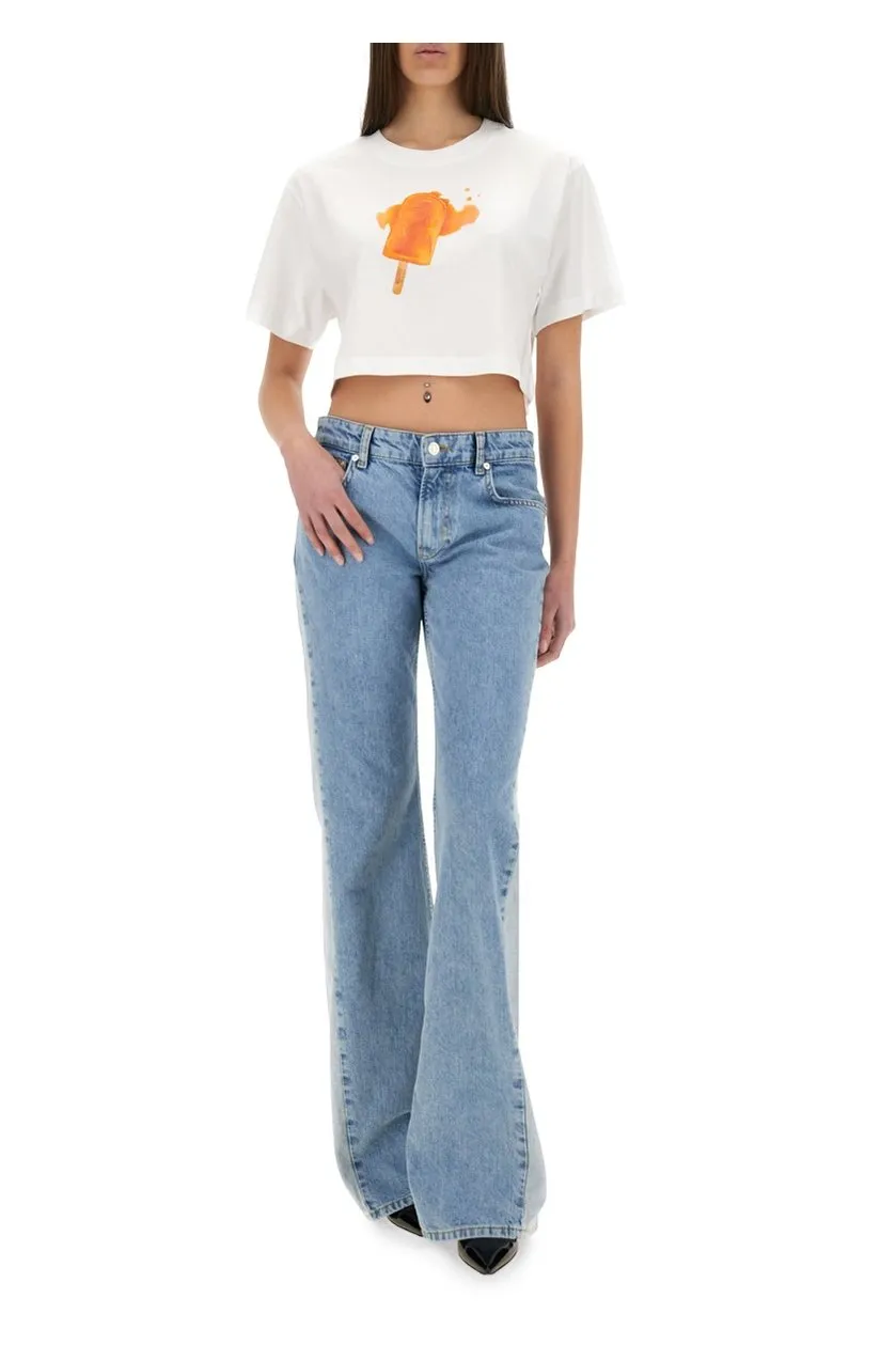Moschino Jeans Flared Leg Jeans