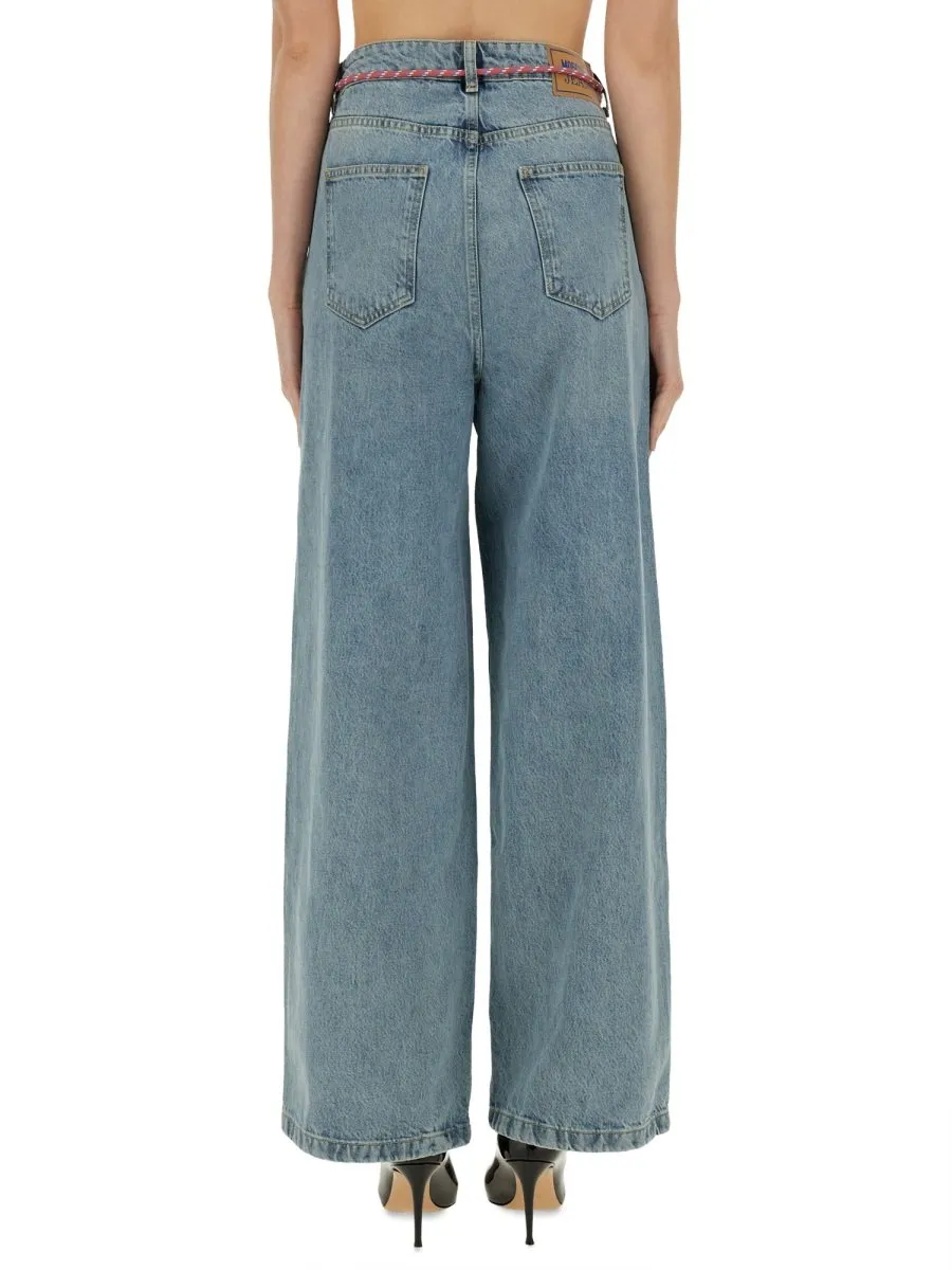 Moschino Jeans Oversized Denim Jeans