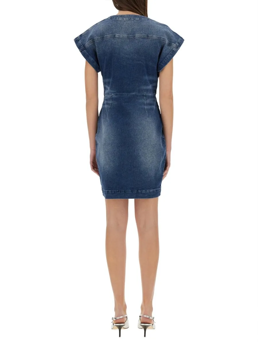 Moschino Jeans Button-Front Denim Dress