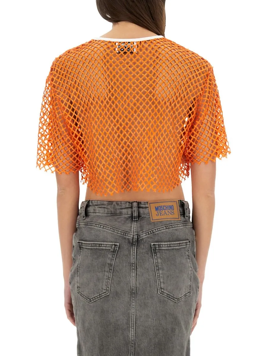 Moschino Jeans Cropped T-Shirt