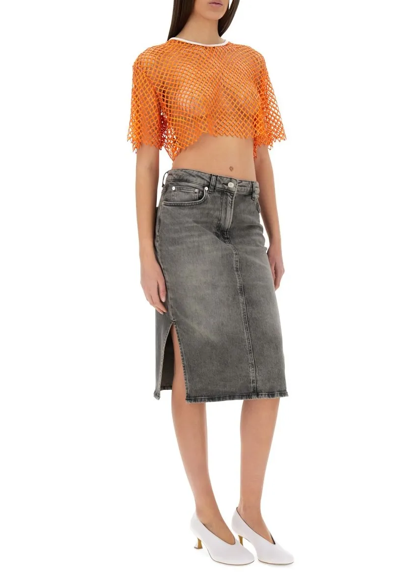 Moschino Jeans Cropped T-Shirt