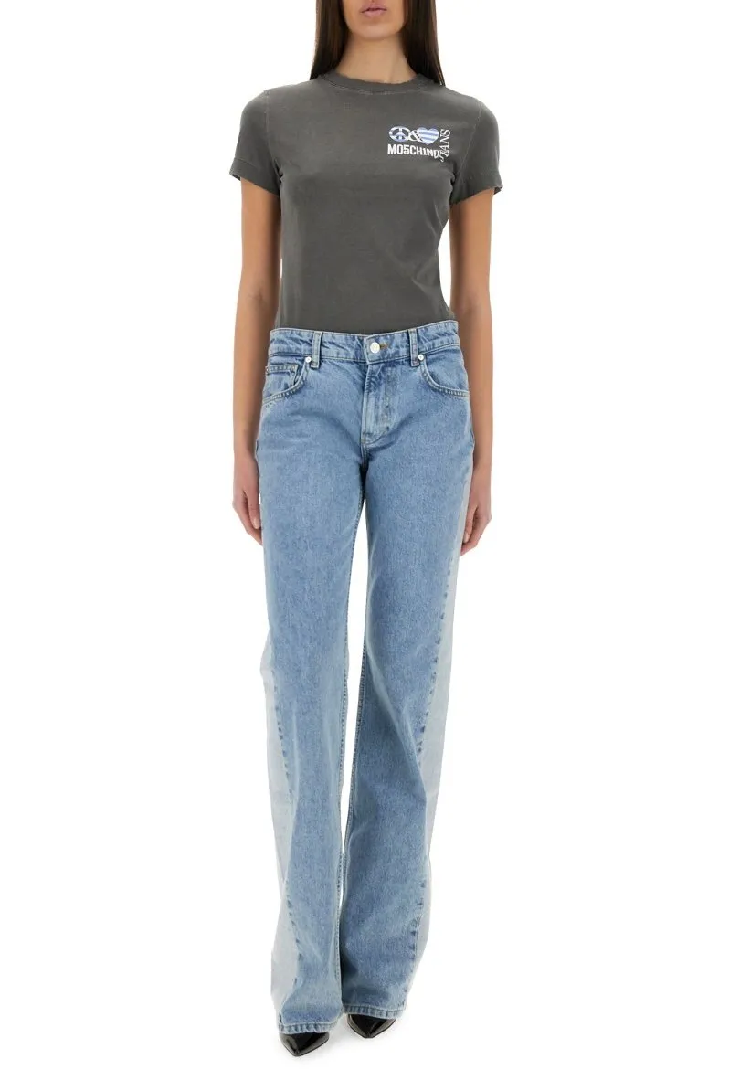 Moschino Jeans Logo Graphic Tee