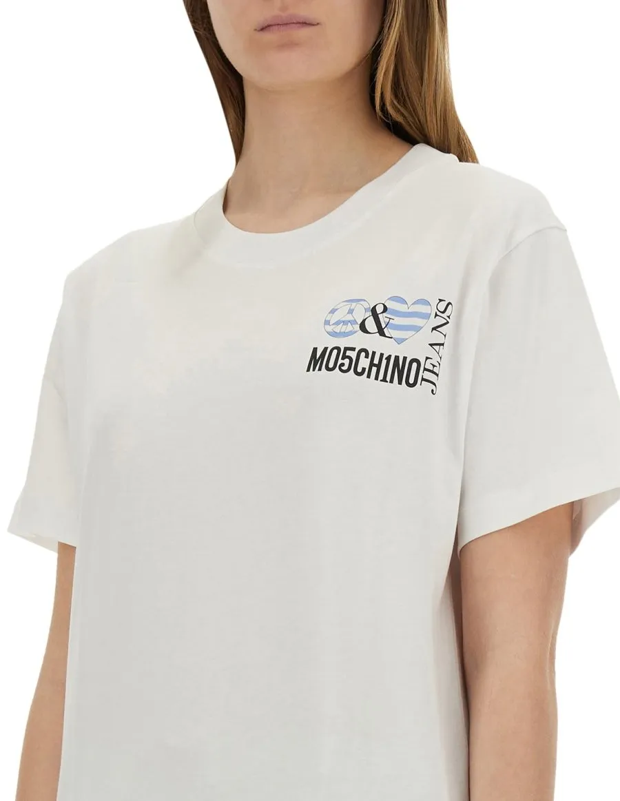 Moschino Jeans Graphic Print Tee