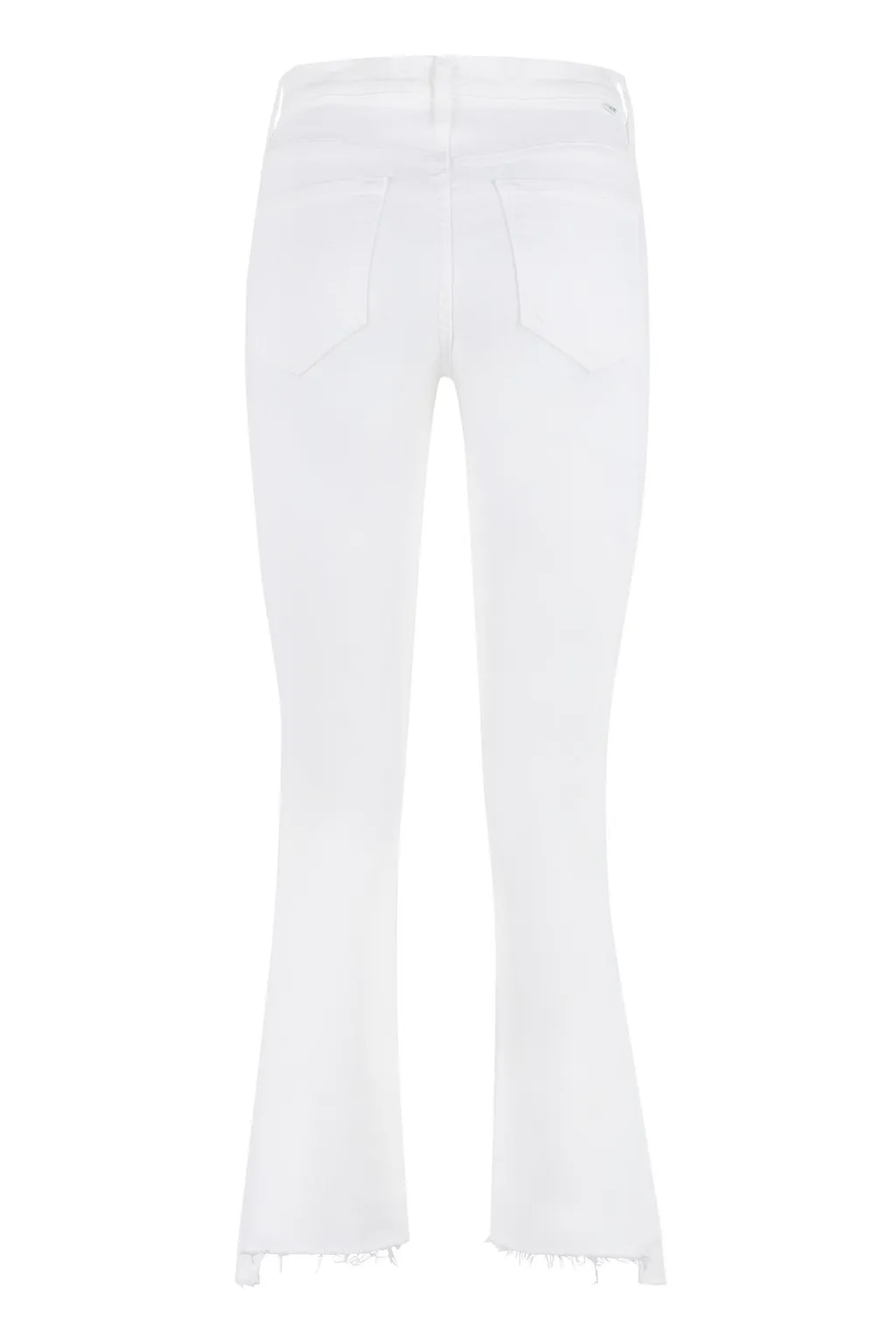 Mother The Insider Frayed Edge Cropped Trousers