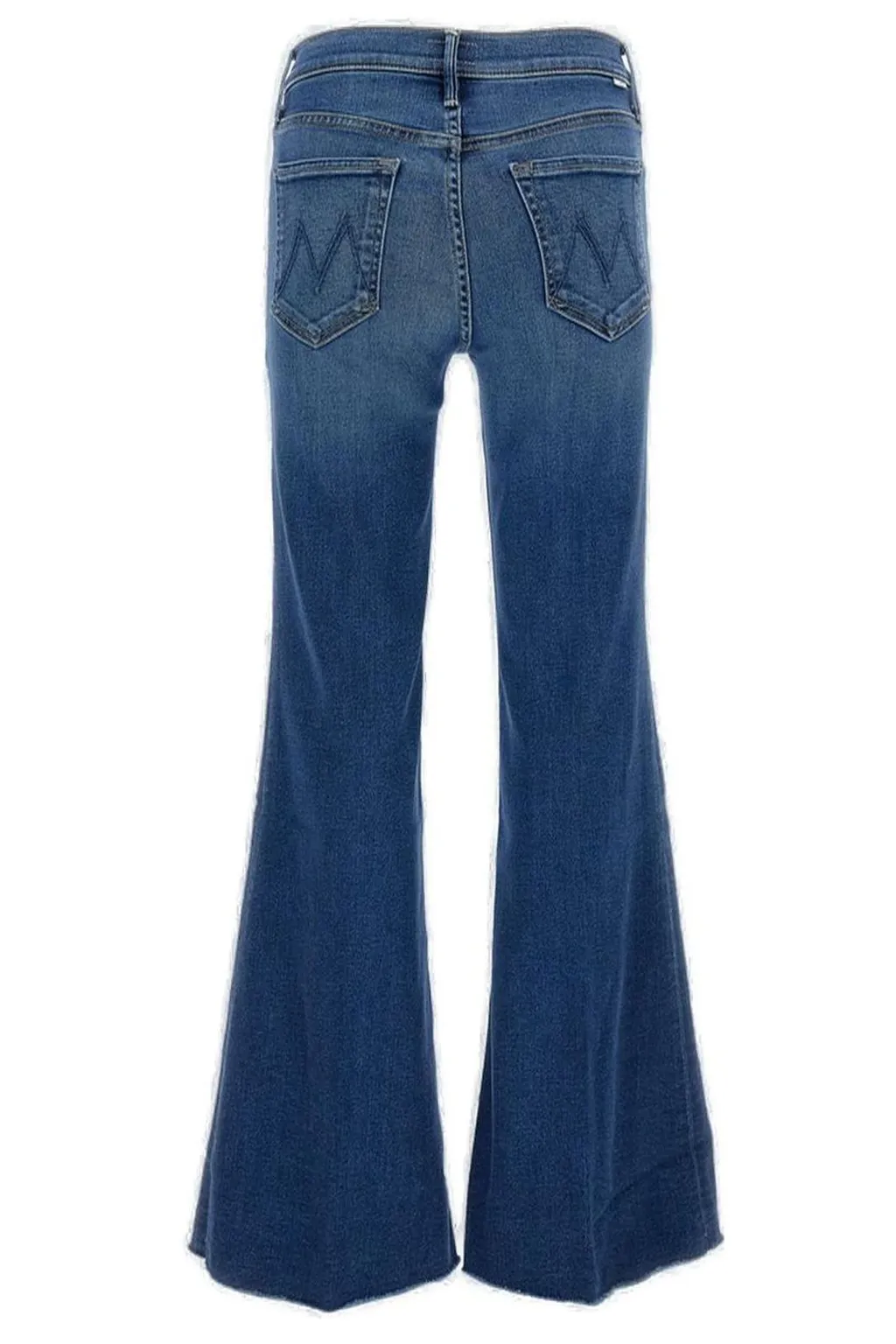 Mother Lil Doozy Fray Flared Jeans