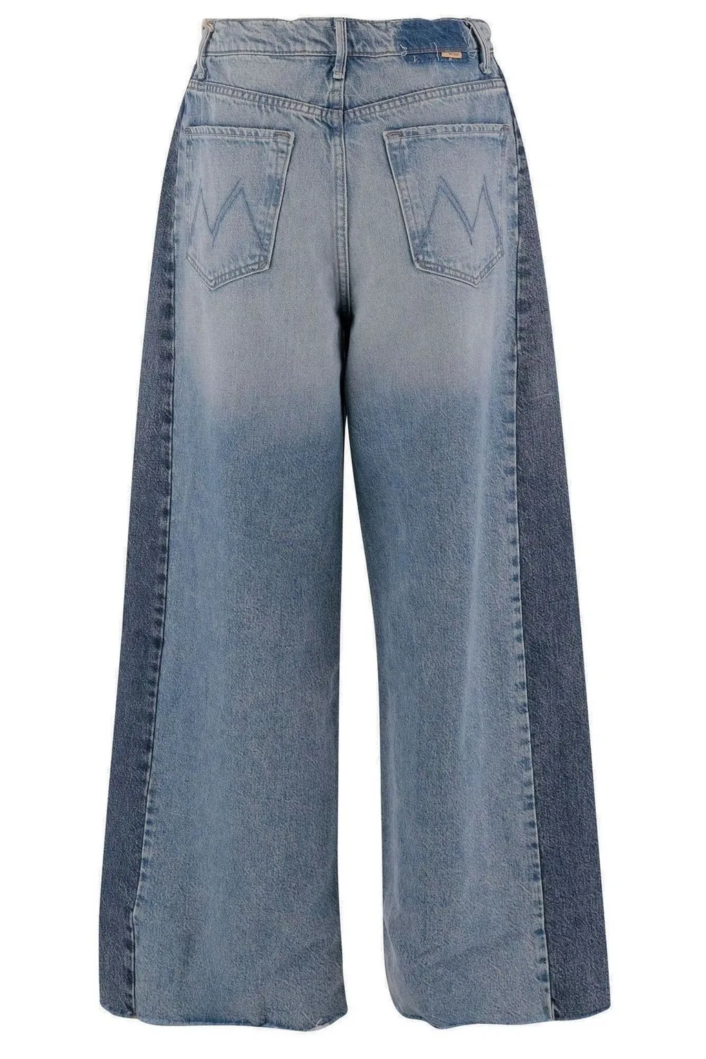 Mother Patchwork Panel Denim Jeans