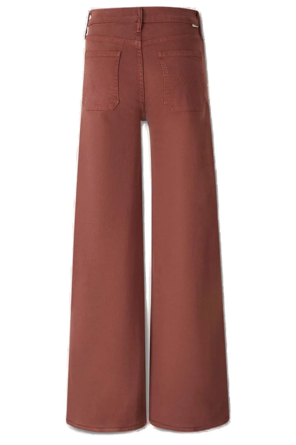 Mother Patch Pocket Wide-Leg Jeans