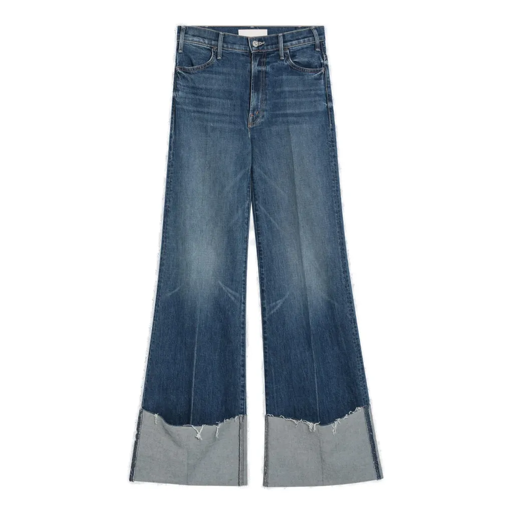 Mother The Hustler Roller Heel Cuff Fray Jeans