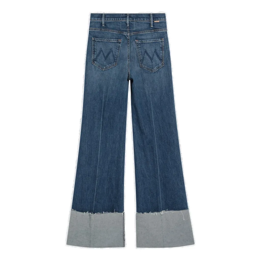 Mother The Hustler Roller Heel Cuff Fray Jeans