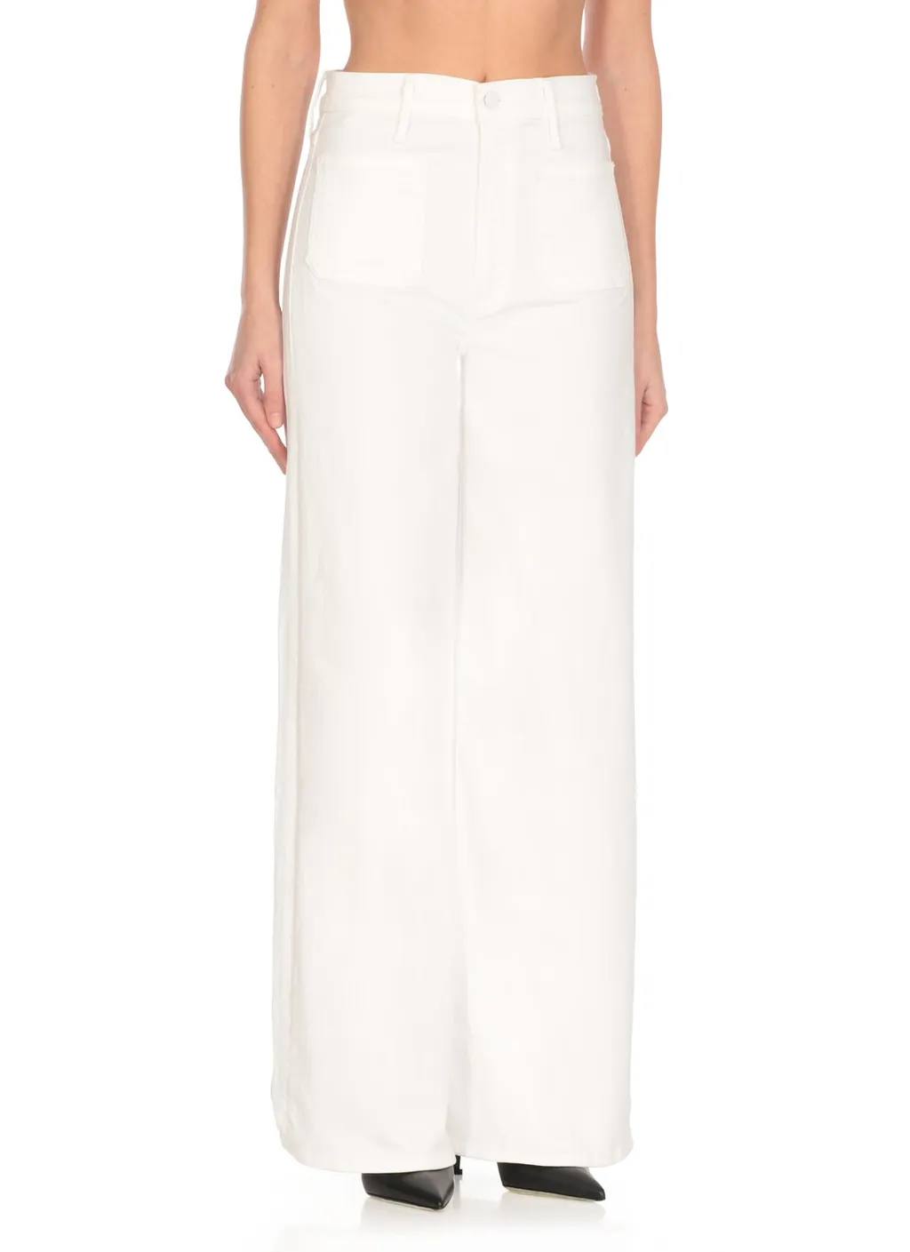 Mother High-Waist Wide-Leg Jeans