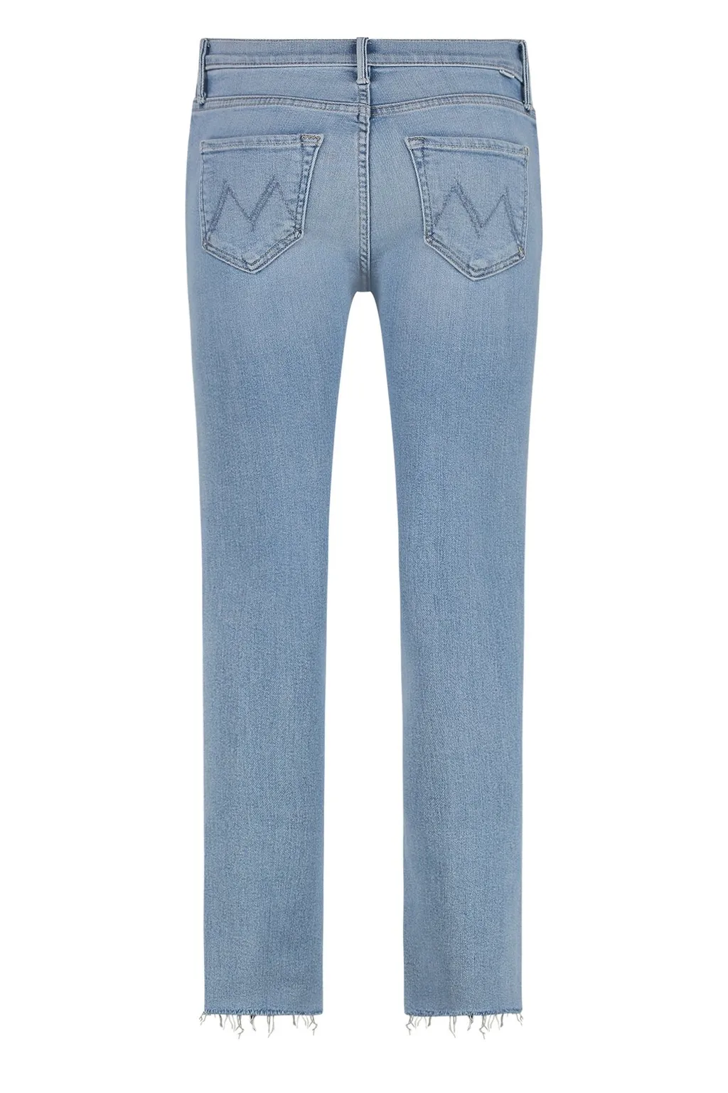 Mother The Mid Rise Dazzler Ankle Fray Jeans