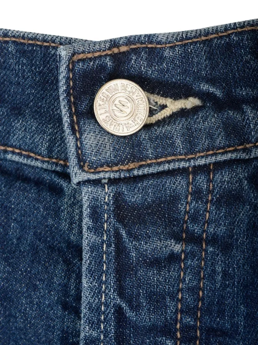 Mother The Ditcher Roller Sneak Wide-Leg Jeans