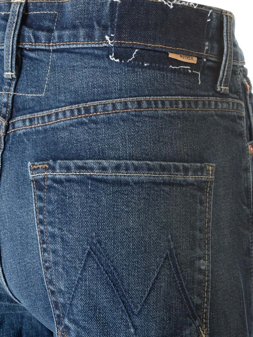 Mother The Ditcher Roller Sneak Wide-Leg Jeans