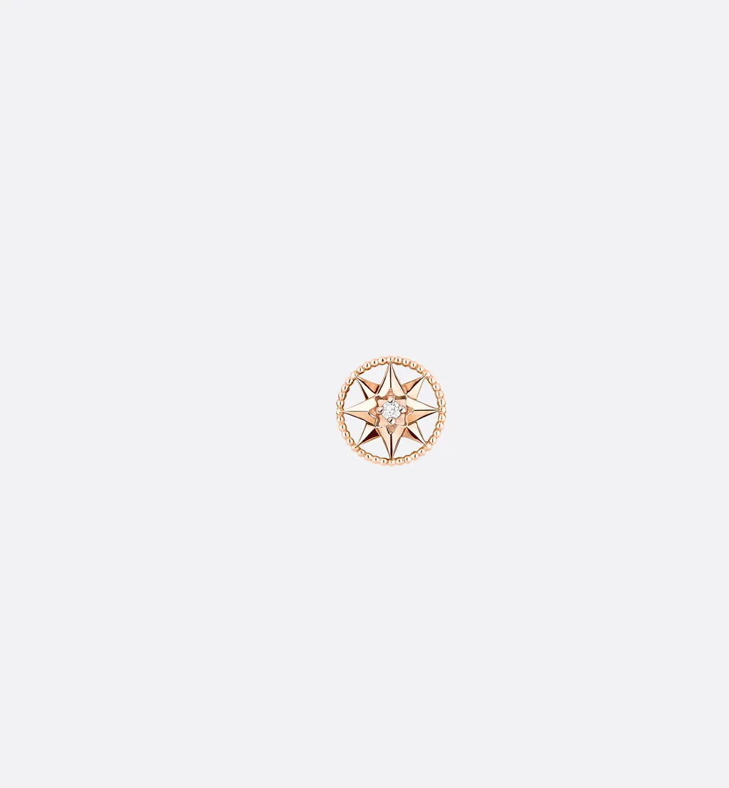 Small Rose Des Vents Single Earring
