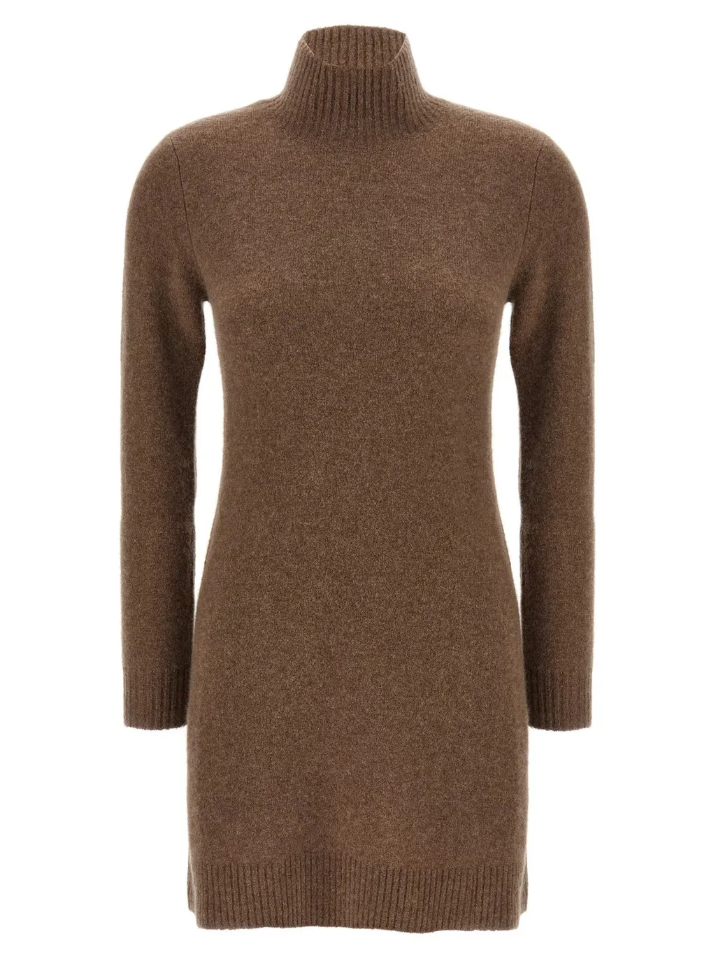 Max Mara Edison High-Neck Long-Sleeved Dress