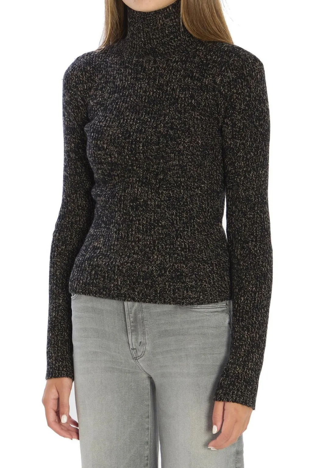 Max Mara Azulene1234 High Neck Knitted Jumper