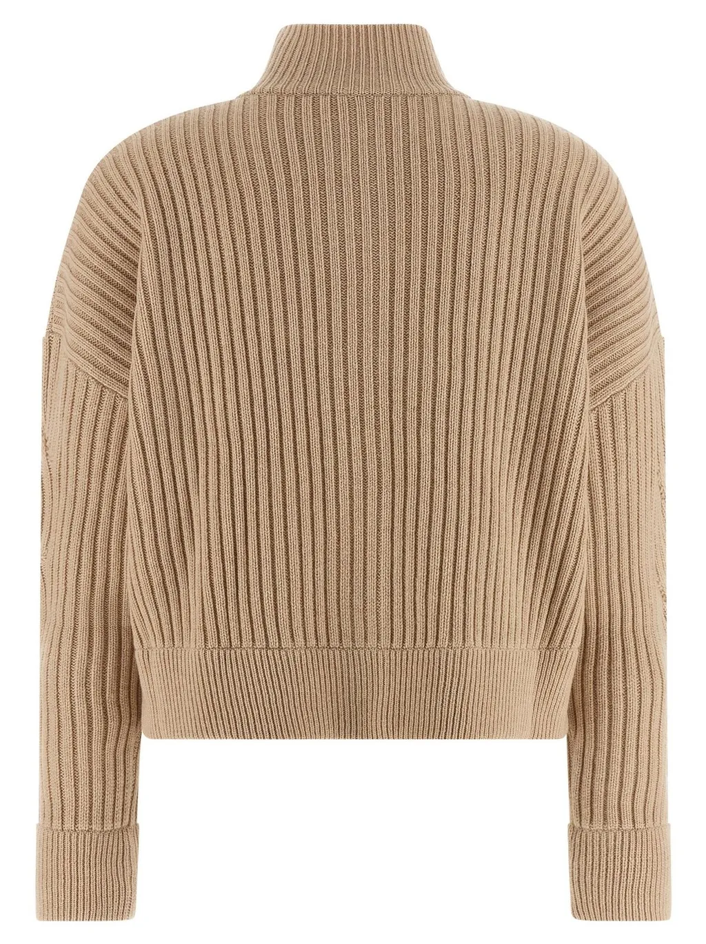 Max Mara Afelio High Neck Button-Up Cardigan
