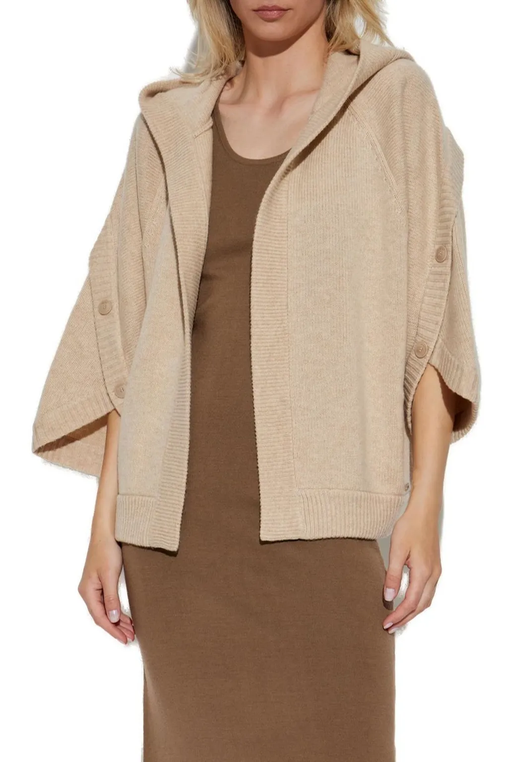Max Mara Vals Button Detailed Open-Front Cardigan